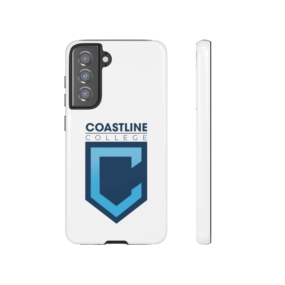 Shield Logo Cellphone Tough Cases - White