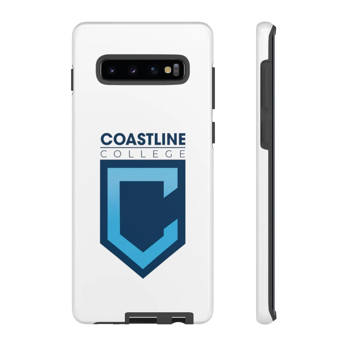 Shield Logo Cellphone Tough Cases - White