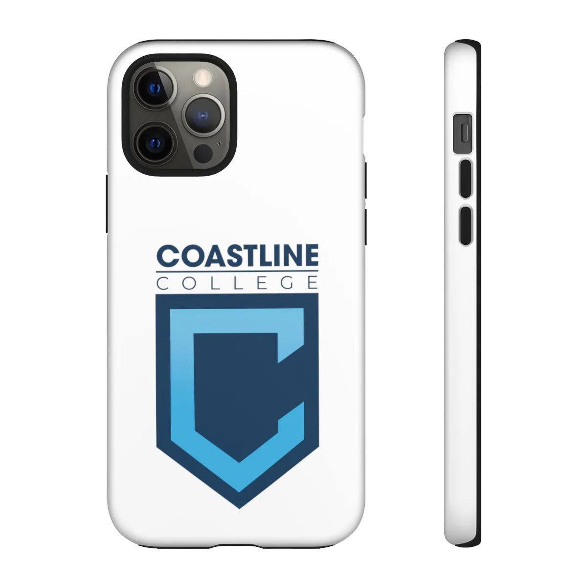 Shield Logo Cellphone Tough Cases - White