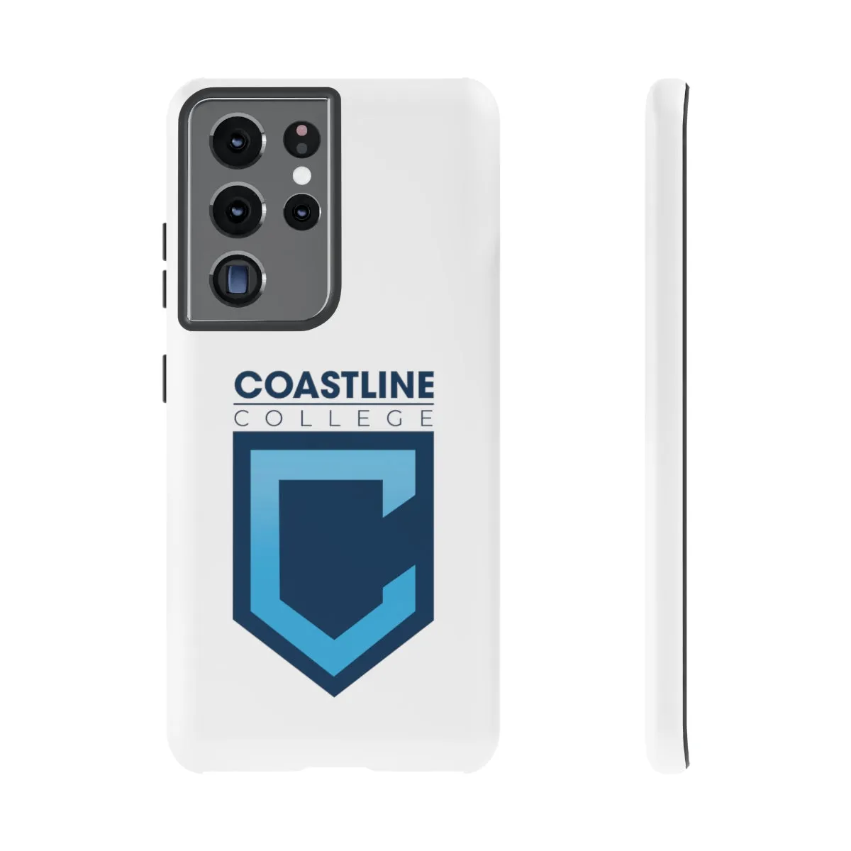 Shield Logo Cellphone Tough Cases - White