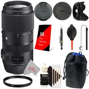 Sigma 100-400mm f/5-6.3 DG OS HSM Lens for Canon EF   Essential Accessory Kit