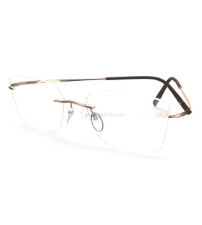 Silhouette Unisex Aurora Rosegold Cat-Eye Optical Frame