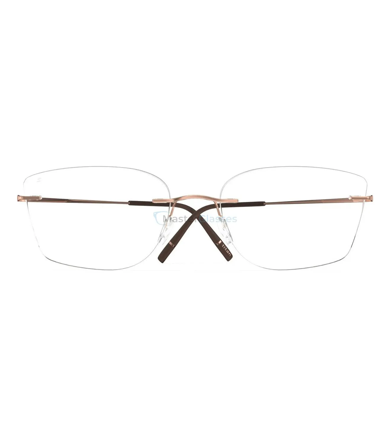 Silhouette Unisex Aurora Rosegold Cat-Eye Optical Frame