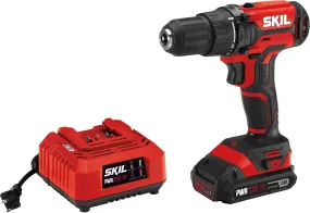 SKIL DL527502 Drill Driver Kit, Battery Included, 20 V, 2 Ah, 1/2 in Drive, 1450 rpm Speed :EA: QUANTITY: 1