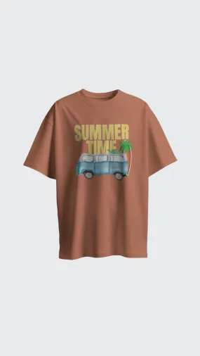 Summer Time Oversized T-shirt for Men