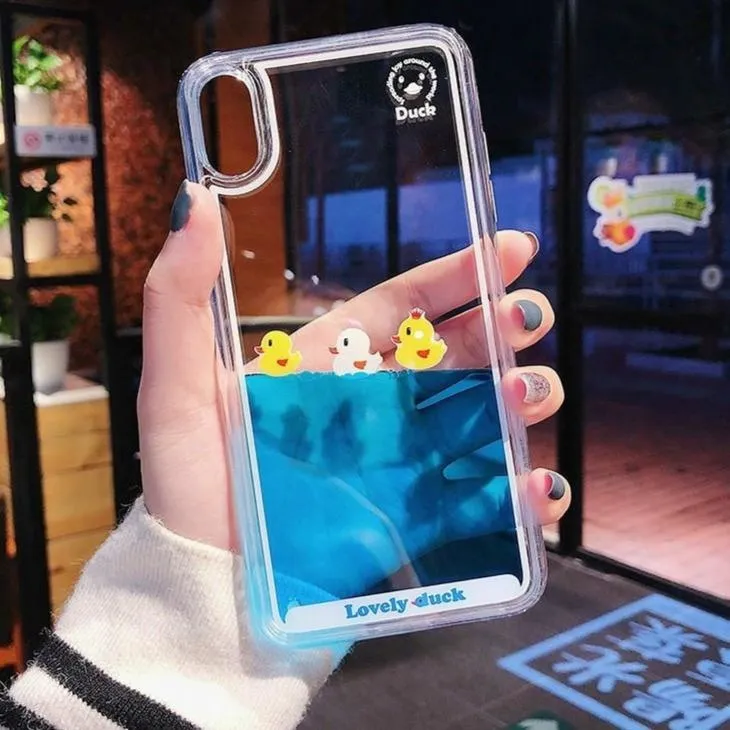 Swimming Duck iPhone Case