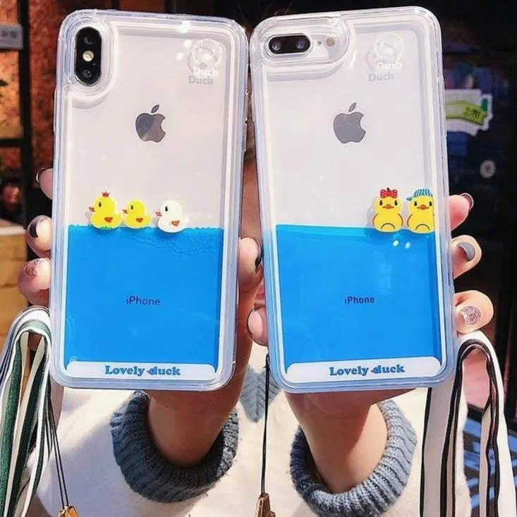 Swimming Duck iPhone Case