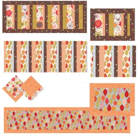 Table Trio Placemat, Napkin and Tablerunner JD-02e - Downloadable Pattern