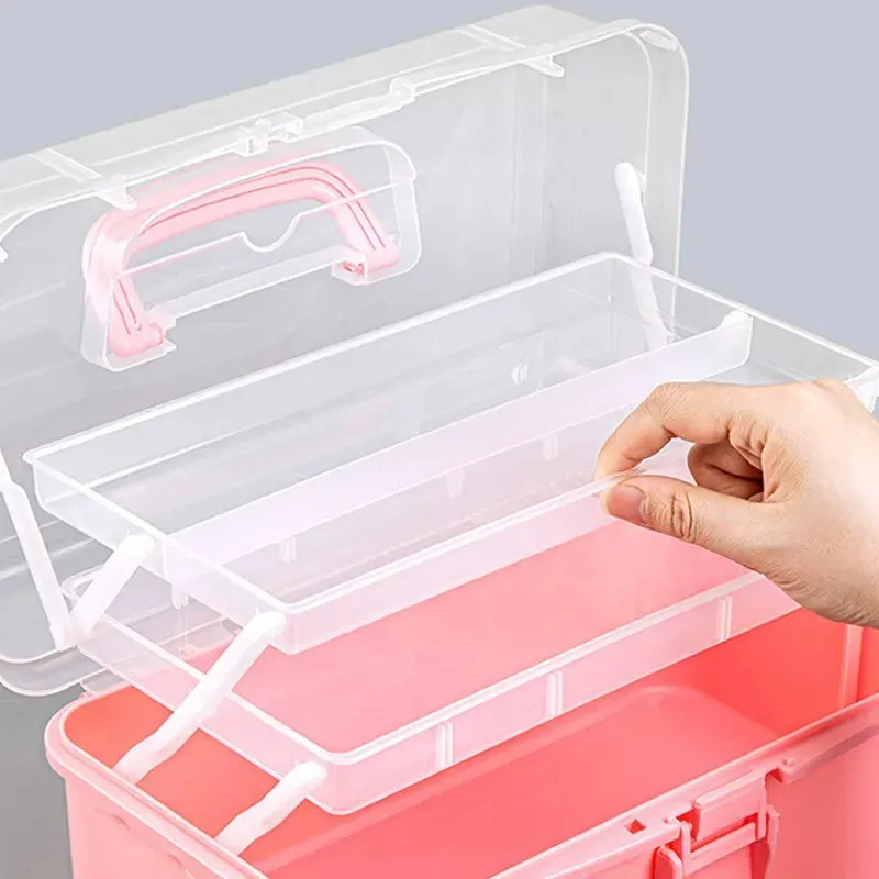 Three Layer Multi-Use DIY Craft Storage Box