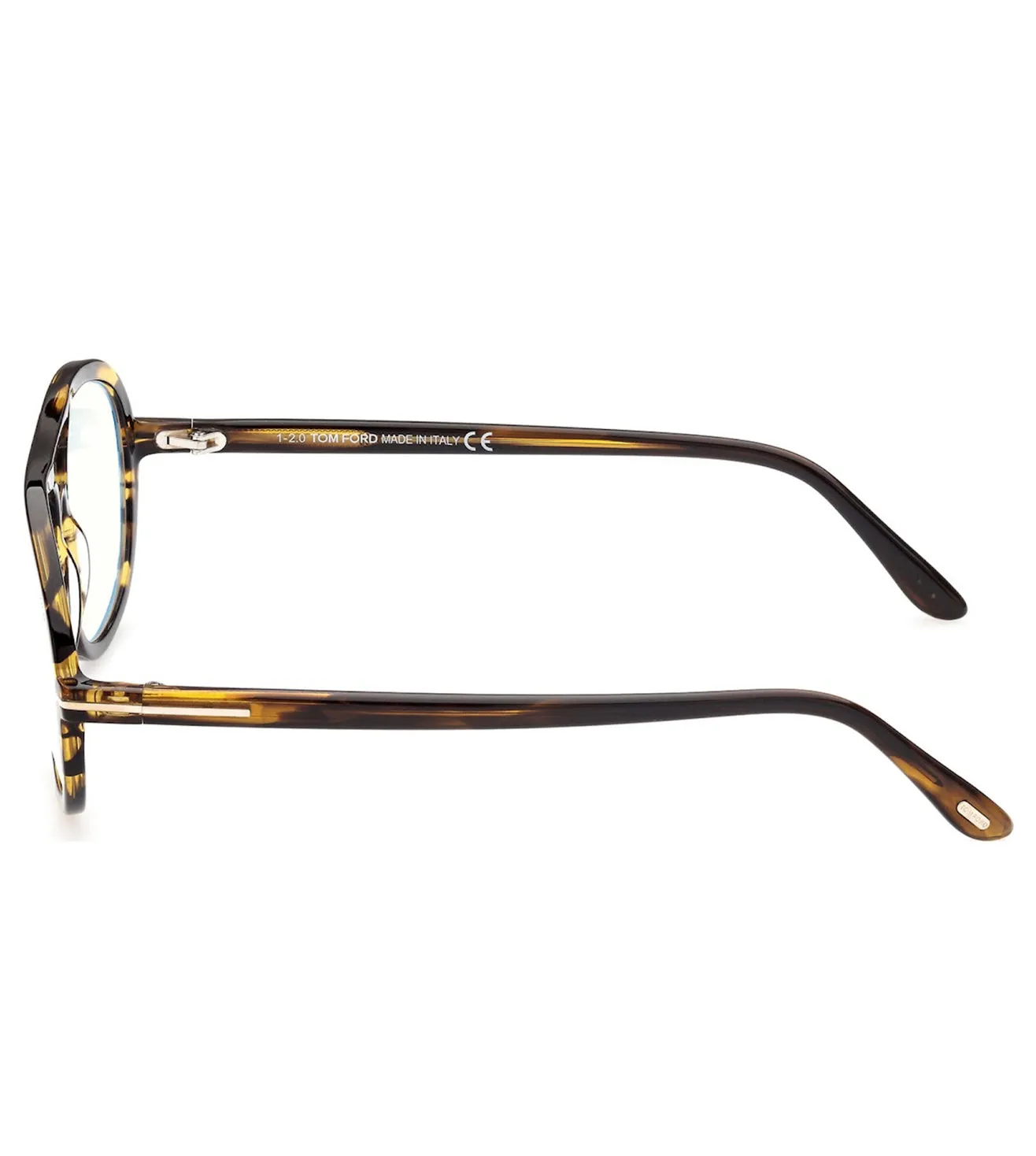 Tom Ford Men's Havana Aviator Optical Frame