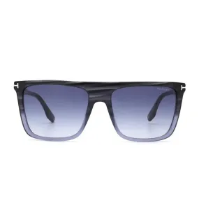 Tommy Hilfiger Men Gradient Blue Wayfarer Sunglasses