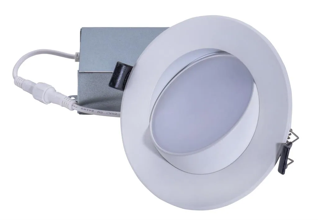 Topaz RDL/6GIM/16/5CTS-46 6" LED Slim Fit Recessed Downlight Gimbal CCT Selectable