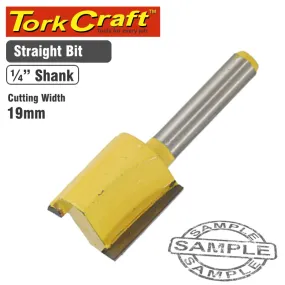 TORK CRAFT ROUTER BIT STRAIGHT 19MM CKP19MM