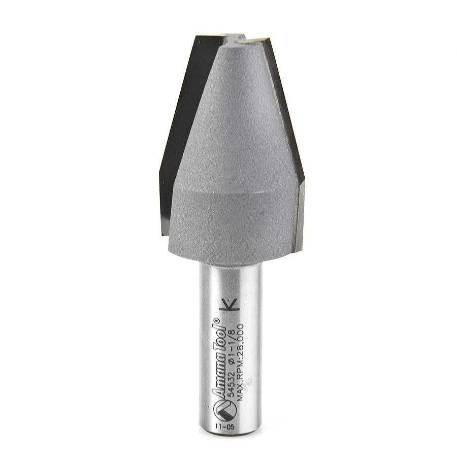 Tradtional Vertical Raised Panel Router Bit | 15°x 1 1⁄8 Dia x 1 5⁄8 x 1⁄2" Shank | 54532 | 738685545324