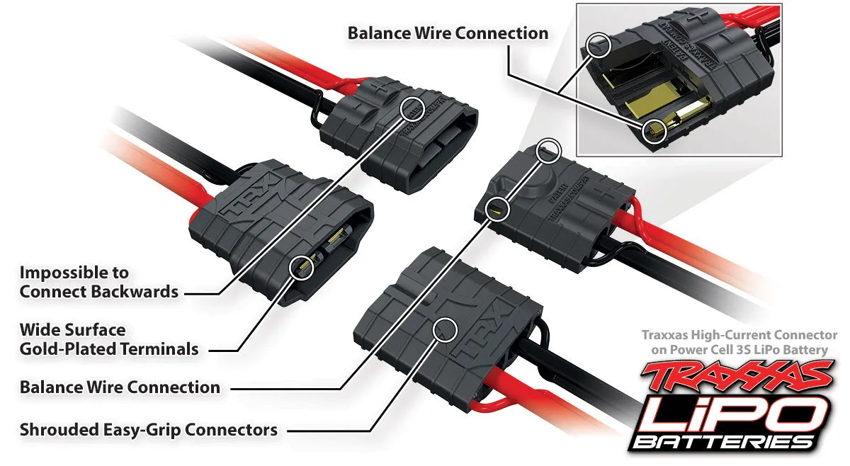 Traxxas 2991 Batterycharger completer pack (includes #2972 Dual iD® charger (1) #2869X 7600mAh 7.4V 2-cell 25C LiPo battery (2))