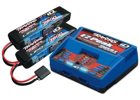 Traxxas 2991 Batterycharger completer pack (includes #2972 Dual iD® charger (1) #2869X 7600mAh 7.4V 2-cell 25C LiPo battery (2))