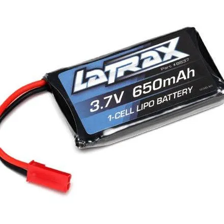 Traxxas La Trax 650mAh 1S 3.7V LiPo JST Plug Soft Case 53x30x6mm