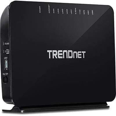 Trendnet Ac750 Dual Band Wireless Vdsl2/Adsl2  Mod Tew 816 Drm