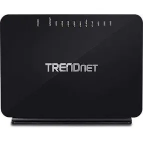 Trendnet Ac750 Dual Band Wireless Vdsl2/Adsl2  Mod Tew 816 Drm