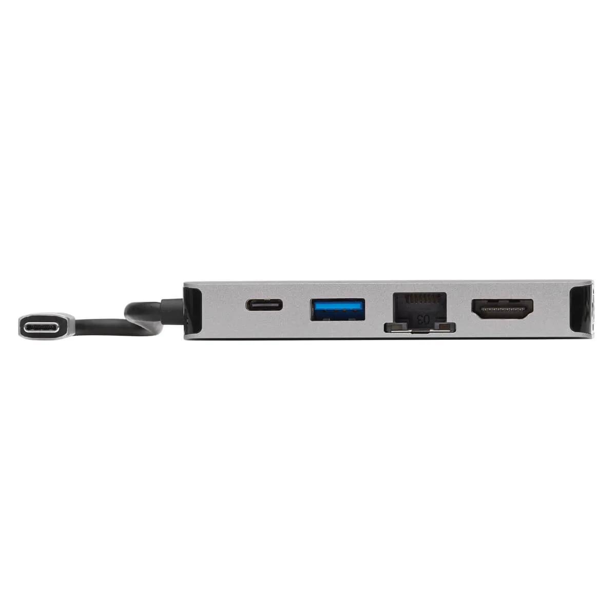 Tripp Lite Usb-C Portable Docking Station - Hdmi 4K @ 30 Hz, Vga, Usb-A/Usb-C, Gbe, Pd Charging 3.0, Gray - Docking Stat