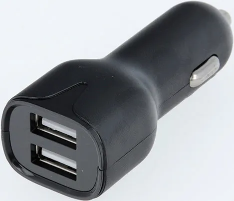 Universal Twin USB Car Charger -  2.4 x2 Amp Output