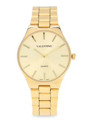 Valentino 20122397-GOLD DIAL Stainless Steel Strap Analog Watch for Women