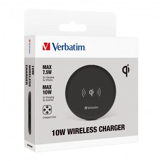 Verbatim Essentials Wireless Charger 10W - Black