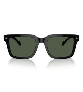 Vogue Men's Dark Green Square Sunglasses