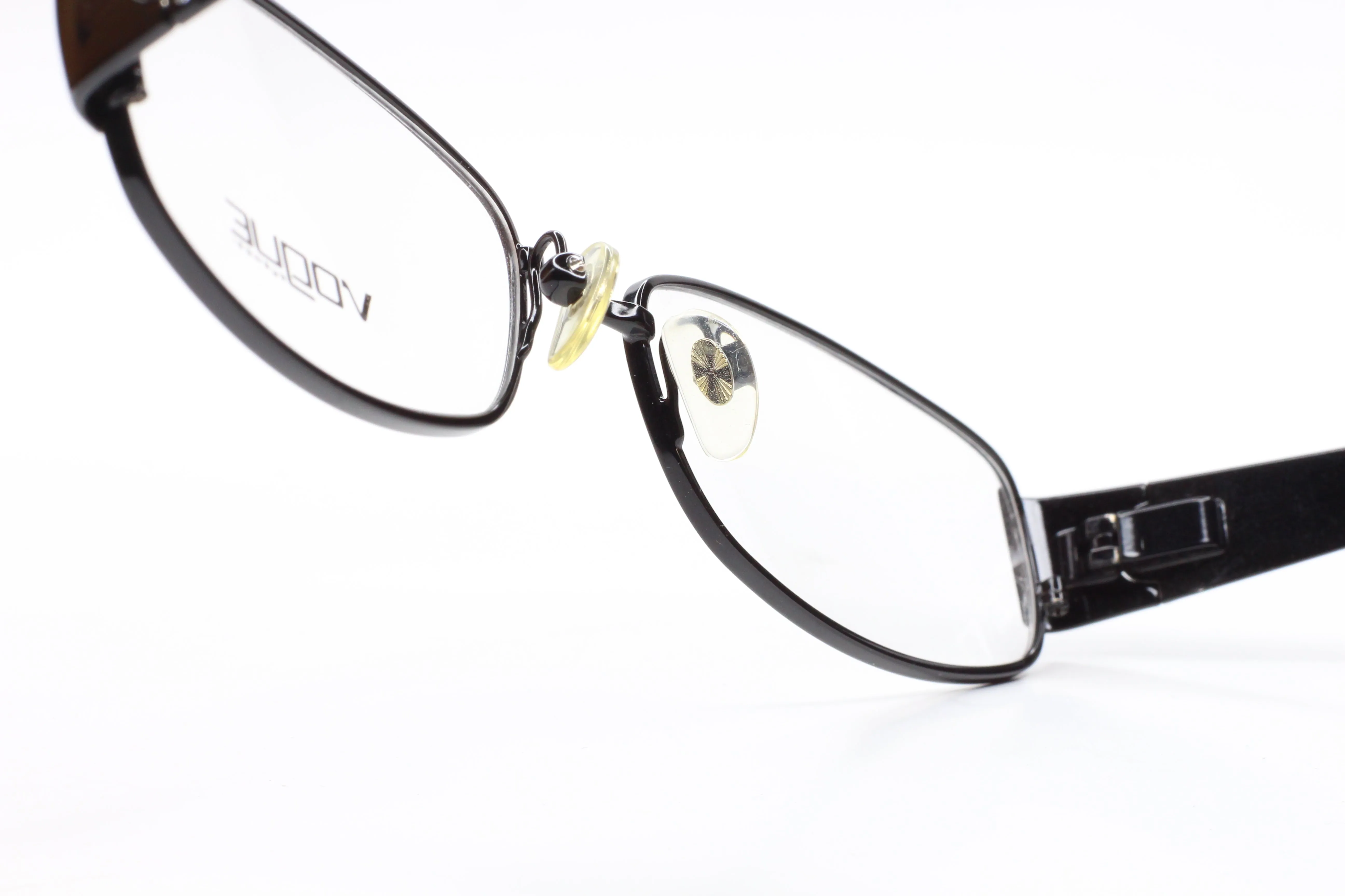 Vogue VO3745-B 352 Black/Silver Chip Style Paint Designer Eyeglasses