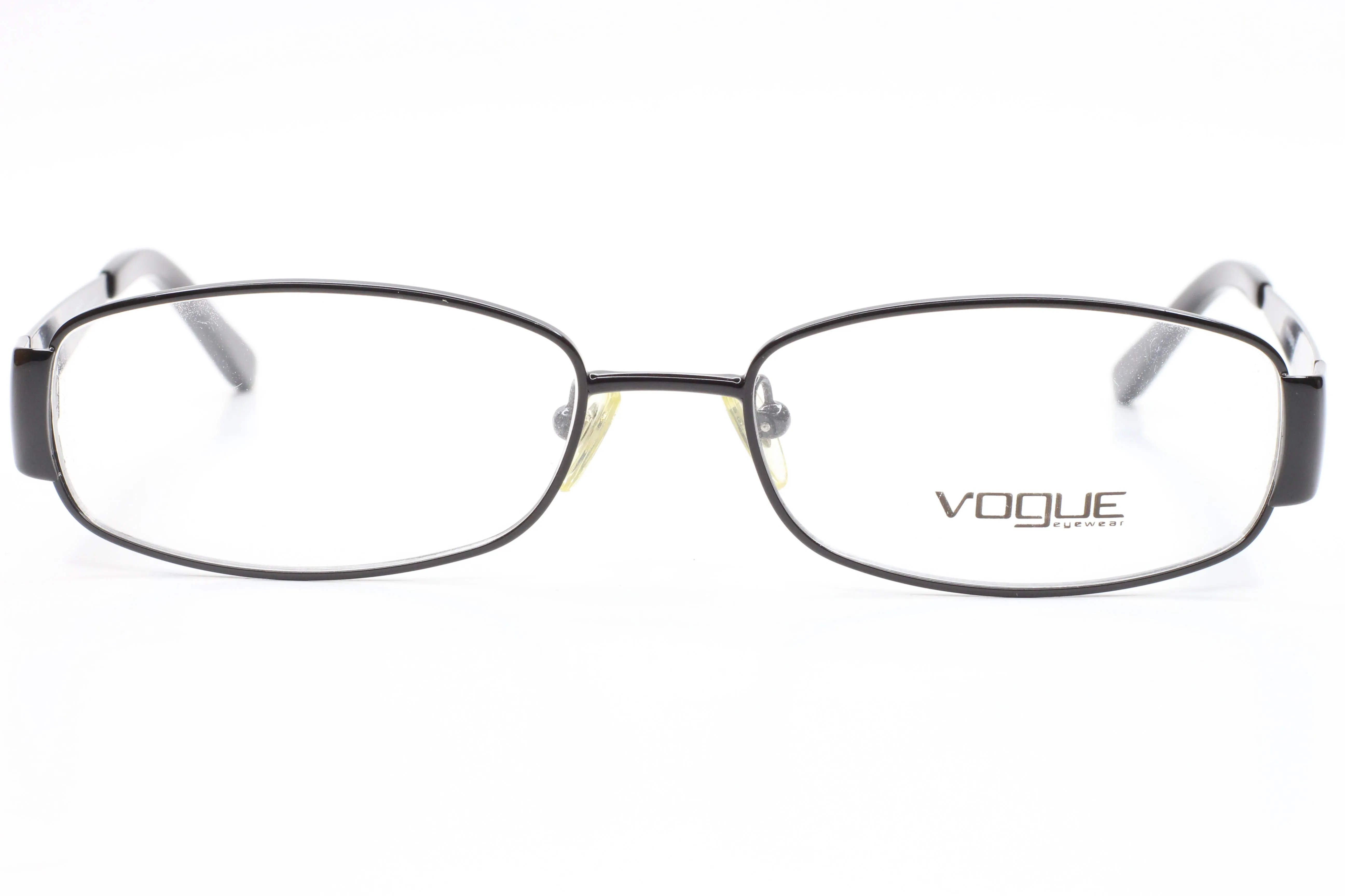 Vogue VO3745-B 352 Black/Silver Chip Style Paint Designer Eyeglasses