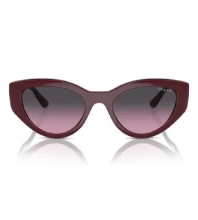 Vogue Women's Bordeaux Cat-Eye Sunglasses