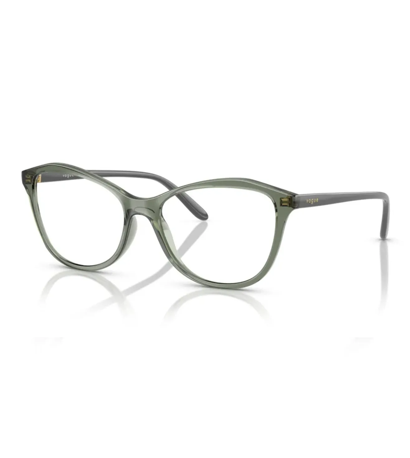 Vogue Women's Green Cat-Eye Optical Frame