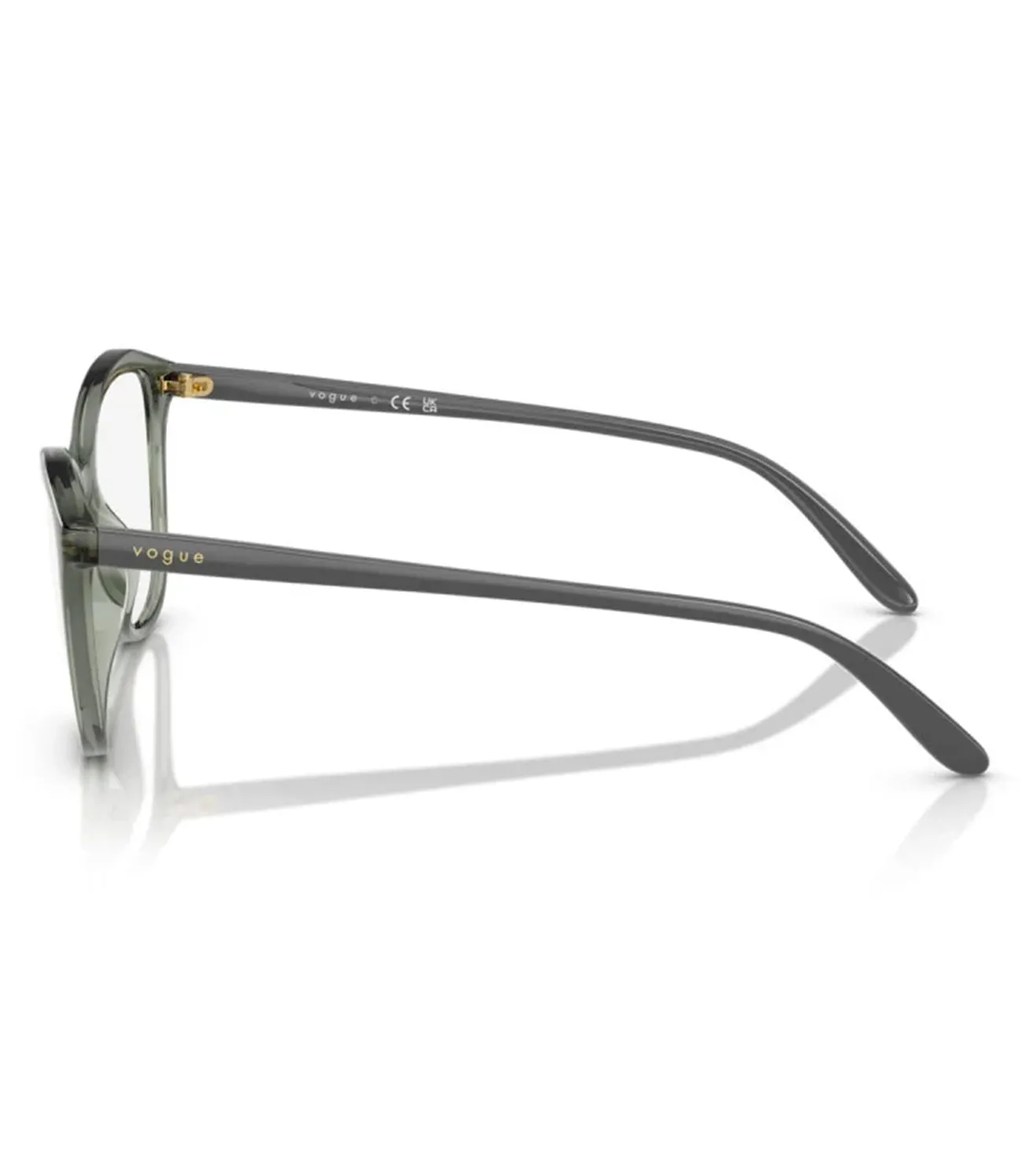 Vogue Women's Green Cat-Eye Optical Frame