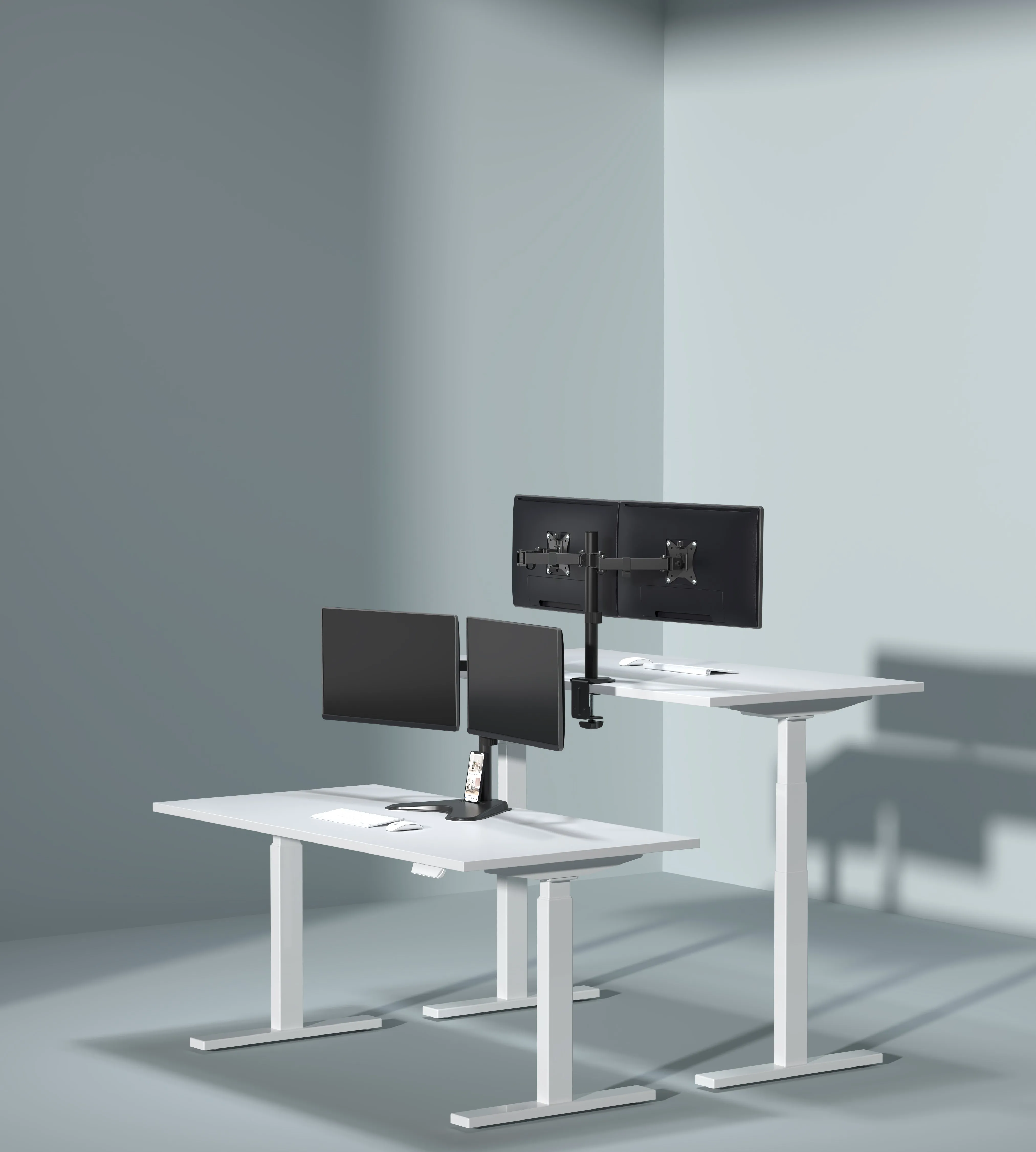 Volkano Steady Duo series Dual Monitor Desk Mount