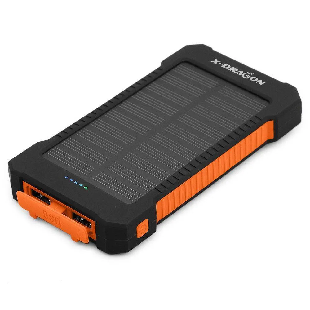 Waterproof Portable Solar Powered Phone /Battery Charger On The Go ! (20000mAh)