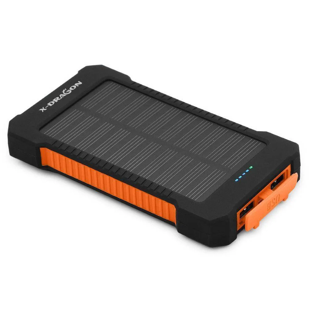 Waterproof Portable Solar Powered Phone /Battery Charger On The Go ! (20000mAh)