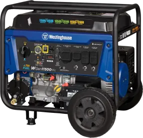 Westinghouse WGen11500TFc Tri-Fuel Generator 11500W/14500W CO Sensor 50 Amp Remote Start New