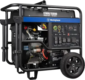 Westinghouse WGen12000c Generator 12000W/15000W 50 Amp Remote Start Gas with CO Sensor New