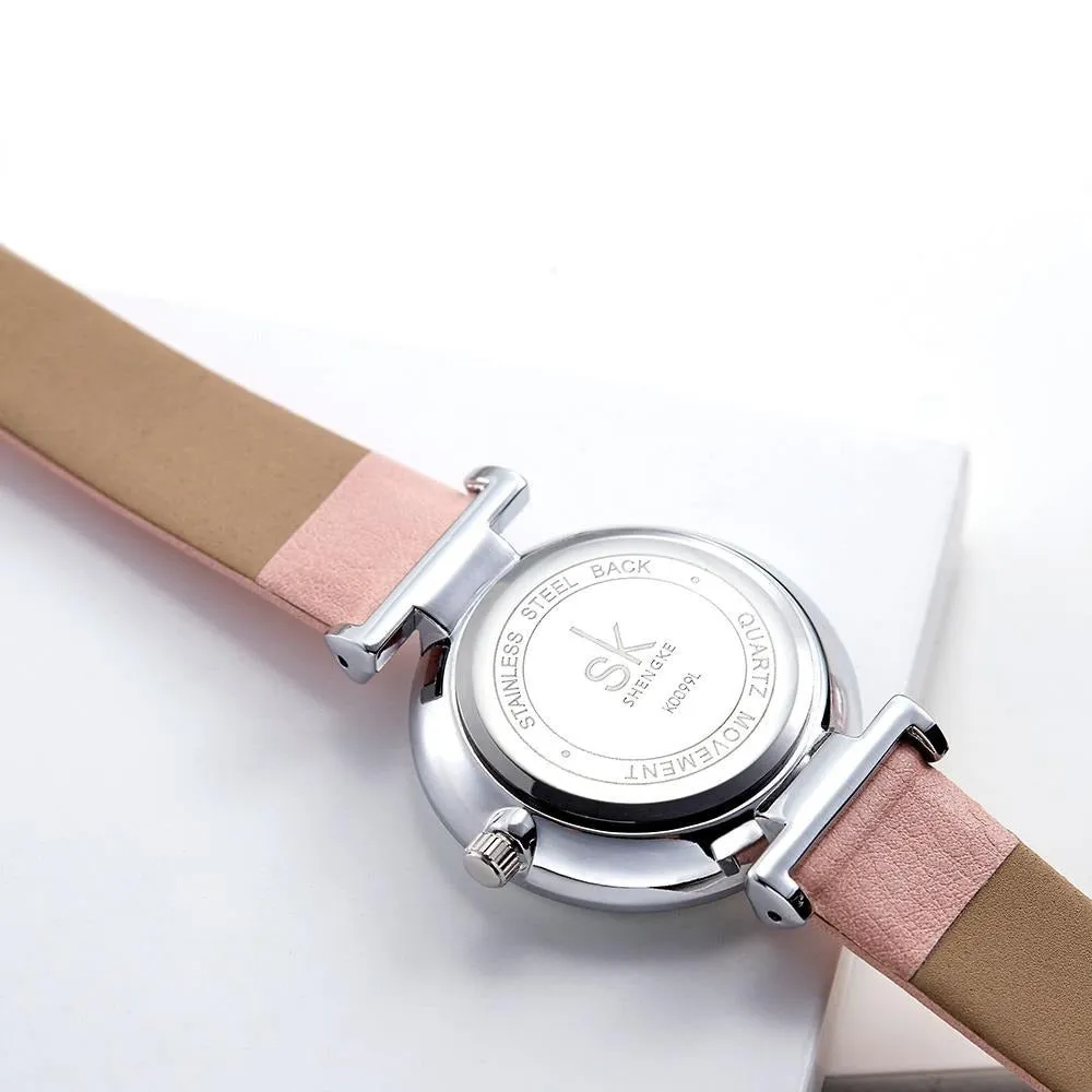 Women's Luxury Leather Band Watch