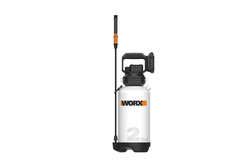 WORX WG829 Cordless Lawn Sprayer, 20 V Battery, 2 Ah, 2 gal Capacity :EA: QUANTITY: 1