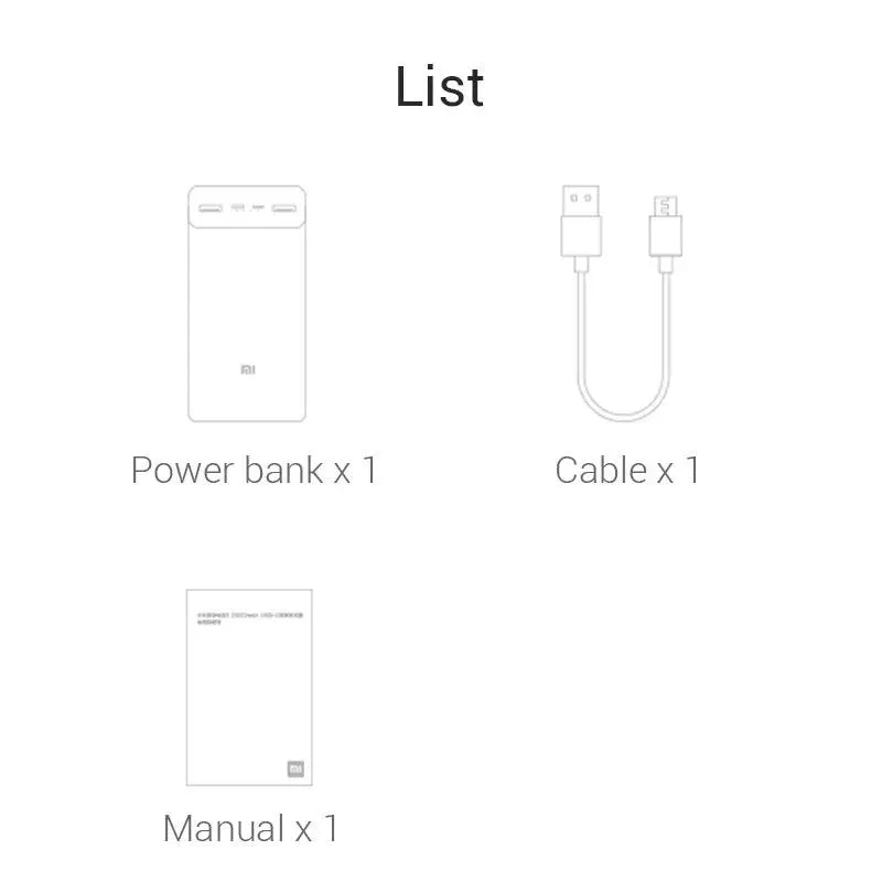 Xiaomi Power Bank 3 - 30000mAh High-Capacity Portable Charger with 18W Fast Charging and Triple USB Outputs