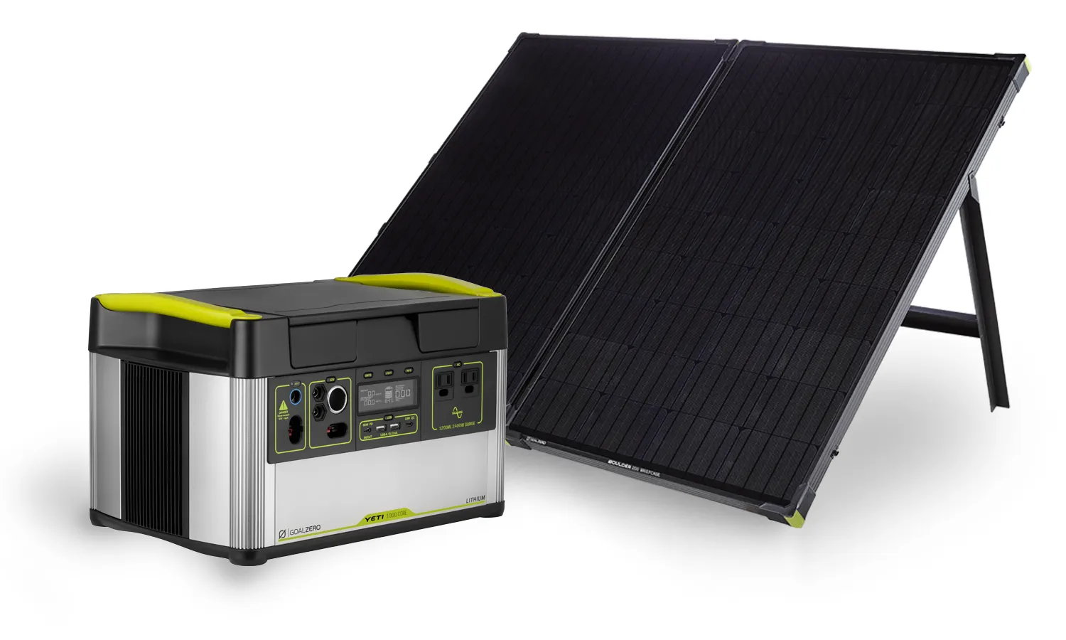 Yeti 1000 Core   Boulder 200 BC Solar Generator