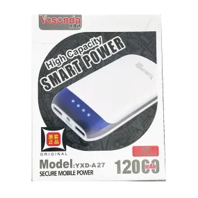 Yosonda Power Bank YXD-A27 12000mAh (Pocket Size)