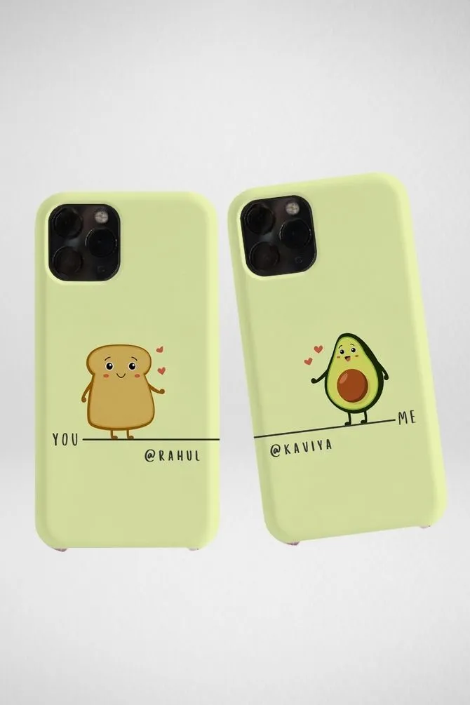 You & Me Couple Customized Hard Mobile Case - iPhone, Samsung, OnePlus & Xiaomi