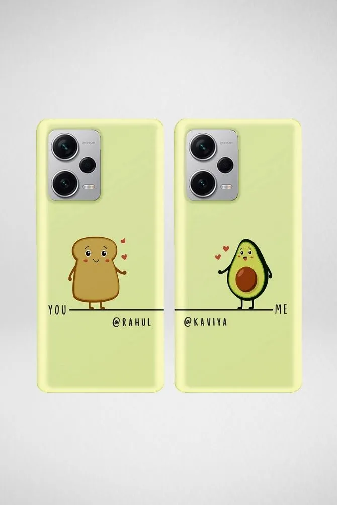 You & Me Couple Customized Hard Mobile Case - iPhone, Samsung, OnePlus & Xiaomi