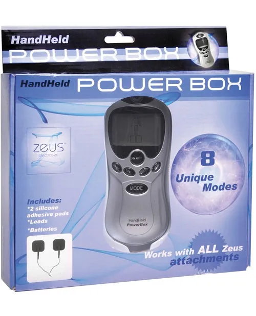 Zeus Electrosex Powerbox - Handheld - 8 Modes - Digital Display