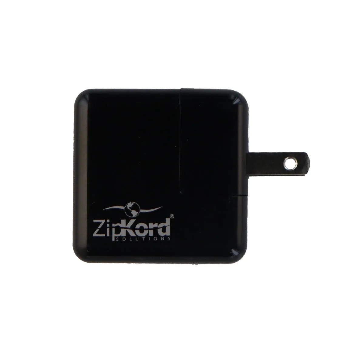 ZipKord 2.1A Wall Charger for USB Devices - Black/Black