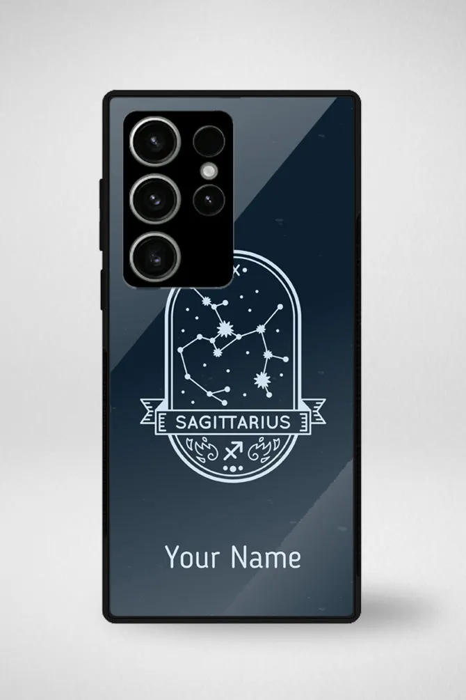 Zodiac Sagittarius Customized Glass Mobile Case - iPhone, Samsung & OnePlus