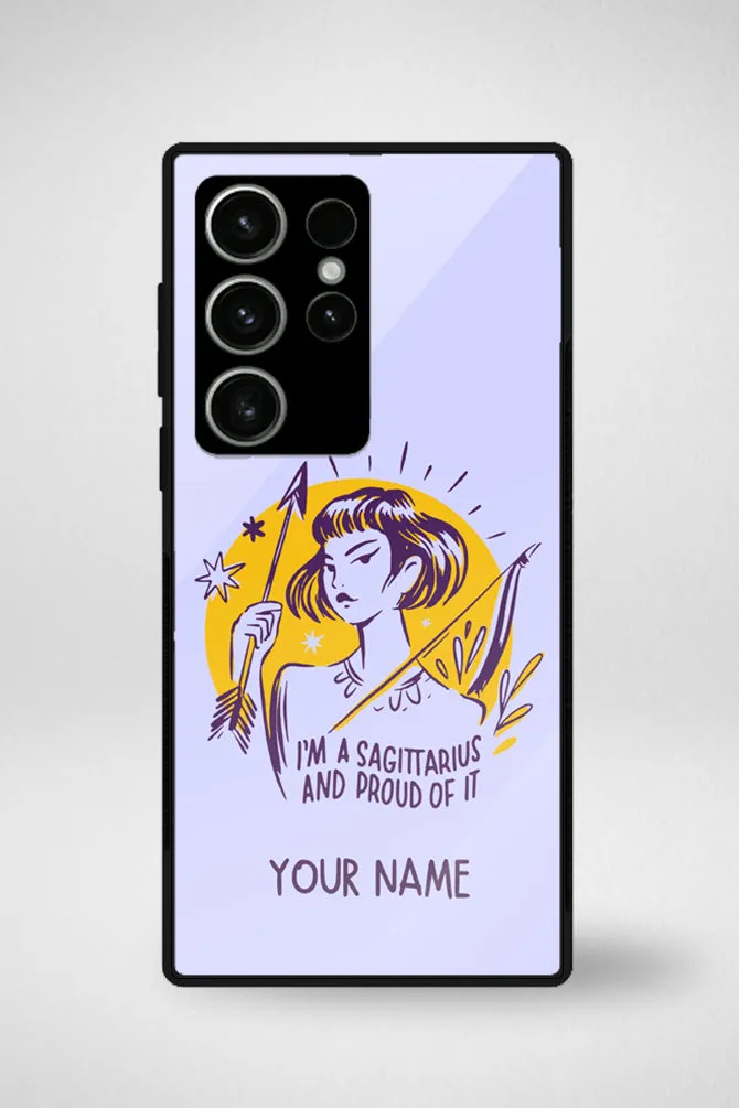 Zodiac Sagittarius Customized Glass Mobile Case - iPhone, Samsung & OnePlus