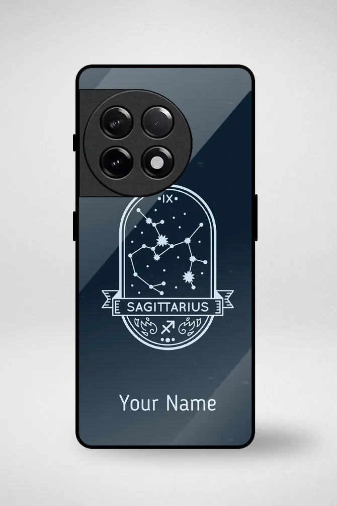 Zodiac Sagittarius Customized Glass Mobile Case - iPhone, Samsung & OnePlus